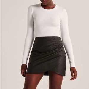 NWT Abercrombie & Fitch Vegan Leather Skirt